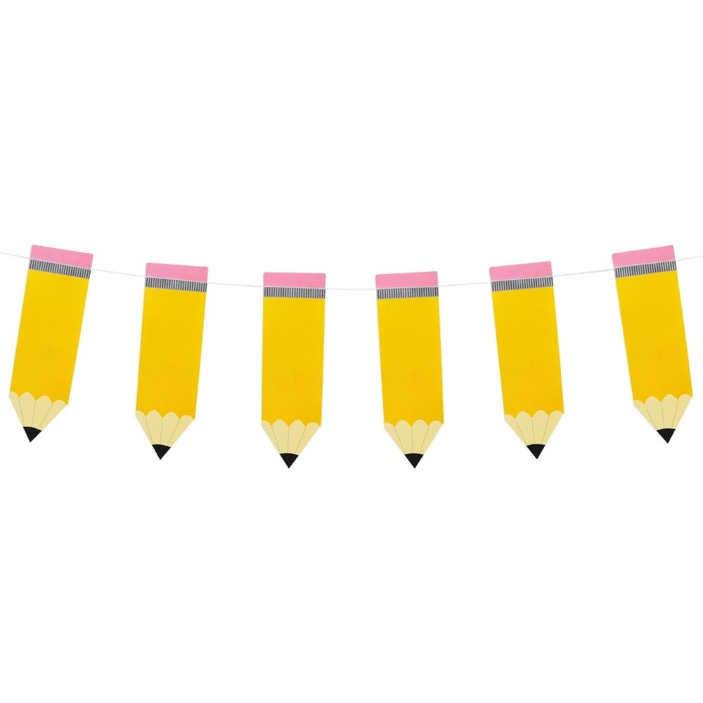 Yellow Pencil Garland